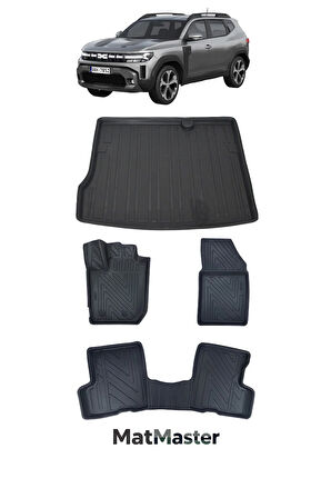 Dacia Duster 4x2 2023 Model 5D Premium Ekstra Havuzlu Paspas Ve Bagaj Havuzu Set