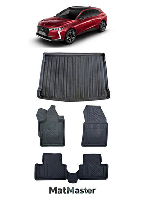DS4 2022 Model 5D Premium Ekstra Havuzlu Paspas Ve Bagaj Havuzu Set