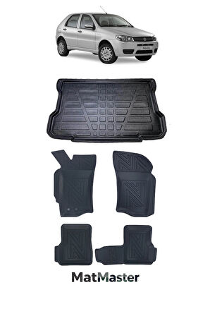 Fiat Palio 2008 Model 5D Premium Ekstra Havuzlu Paspas Ve Bagaj Havuzu Set