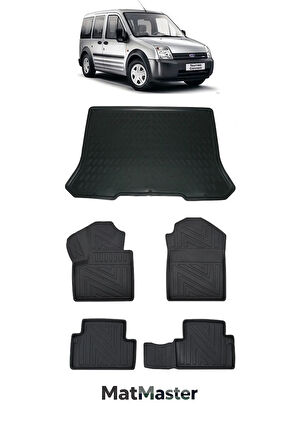 Ford Connect 2007 Model 5D Premium Ekstra Havuzlu Paspas Ve Bagaj Havuzu Set