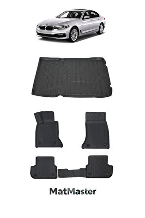 Bmw 5 Serisi G30 2019 Model 5D Premium Ekstra Havuzlu Paspas Ve Bagaj Havuzu Set
