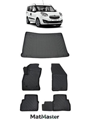 Opel Combo 2013 Model 5D Premium Ekstra Havuzlu Paspas Ve Bagaj Havuzu Set