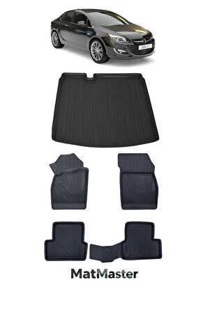 Opel Astra J 2019 Model 5D Premium Ekstra Havuzlu Paspas Ve Bagaj Havuzu Set