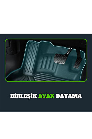 Peugeot Rifter 2025 Model 5D Premium ELstra Havuzlu Paspas Ve Bagaj Havuzu Set