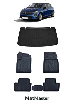 Renault Clio 5 2021 Model 5D Premium Ekstra Havuzlu Paspas Ve Bagaj Havuzu Set