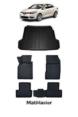 Renault Fluence 2014 Model 5D Premium Ekstra Havuzlu Paspas Ve Bagaj Havuzu Set
