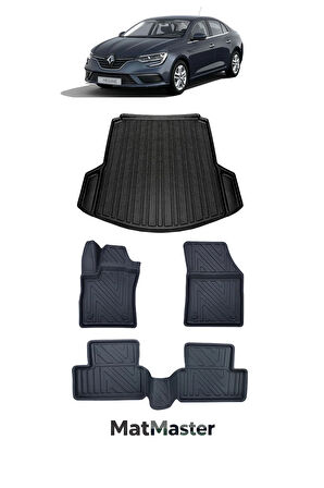 Renault Megane 4 2025 Model 5D Premium Ekstra Havuzlu Paspas Ve Bagaj Havuzu Set