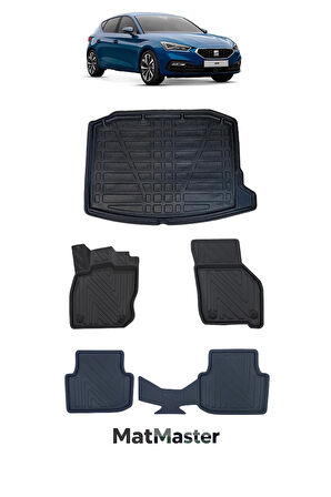 Seat Leon 2022 Model 5D Premium Ekstra Havuzlu Paspas Ve Bagaj Havuzu Set