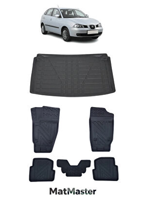 Seat İbiza 2003 Model 5D Premium Ekstra Havuzlu Paspas Ve Bagaj Havuzu Set