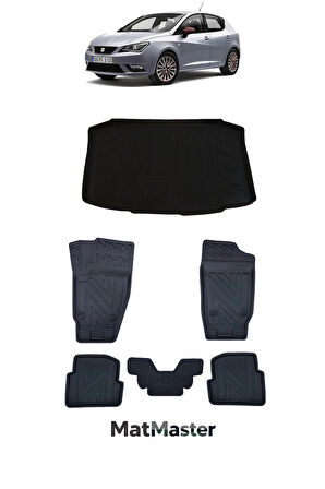 Seat İbiza 2013 Model 5D Premium Ekstra Havuzlu Paspas Ve Bagaj Havuzu Set