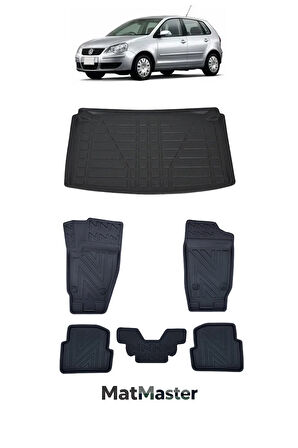 Volkswagen Polo 2006 Model 5D Premium Ekstra Havuzlu Paspas Ve Bagaj Havuzu Set