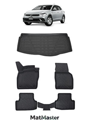 Volkswagen Polo 2024 Model 5D Premium Ekstra Havuzlu Paspas Ve Bagaj Havuzu Set