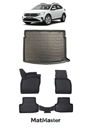 Volkswagen Taigo 2024 Model 5D Premium Ekstra Havuzlu Paspas Ve Bagaj Havuzu Set