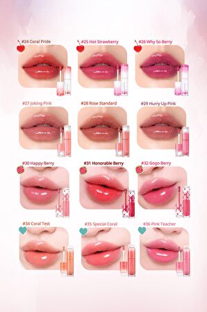 Kalıcı, Pigmentli, Parlak Bitişli Tint PERIPERA Ink Mood Glowy Tint 19 Mauve Chaos (Honey K-Ookie)