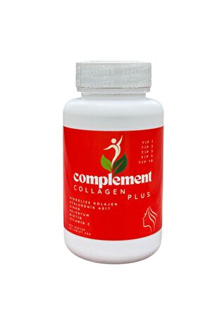COMPLEMENT COLLAGEN PLUS 60 TABLET (Tip 1, Tip 2, Tip 3, Tip 5 ,Tip 10 + Elastin + Hyaluronik Asit + C Vitamini)