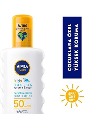 Nivea Sun Babies & Kids Hasas Koruma 5 In 1 Arada Spf 50 Sprey 200 ml