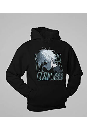 Anime Karakter Baskılı Unisex Oversize Hoodie