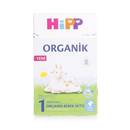 Hipp 1 Organik Keçi Sütü Bazlı Bebek Sütü 400 gr x 2 Adet