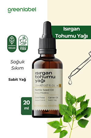 Greenlabel Isırgan Tohumu Yağı 20 Ml.