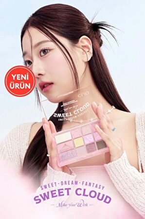 Çok Amaçlı Kullanıma Uygun, Yoğun Pigmentli Far Paleti Clio Shade & Shadow Palette 05 Sweet Cloud