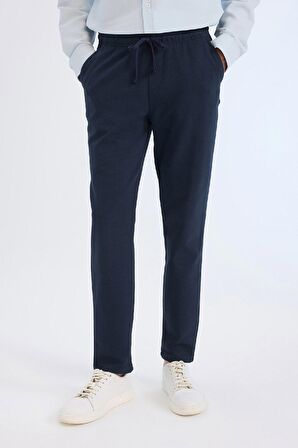 DeFacto Jogger Pantolon Basic Düz Beli Bağcıklı Cepli Düz Paça C6022AX25SPNV64