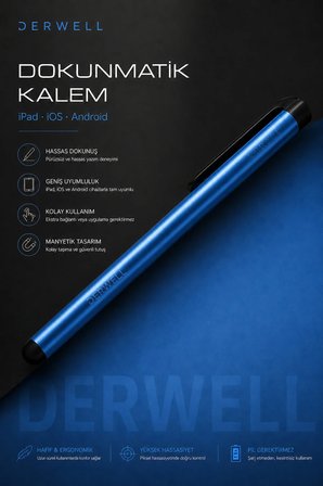 Evrensel Dokunmatik Tablet Kalemi iPad iOS Android Telefon Uyumlu Akıllı Çizim Yazım Kalemleri Hassas İnce Uçlu Renkli Metal Gövde Telefon Koruyucu Stylus Pen Çizim Kalemi Seti