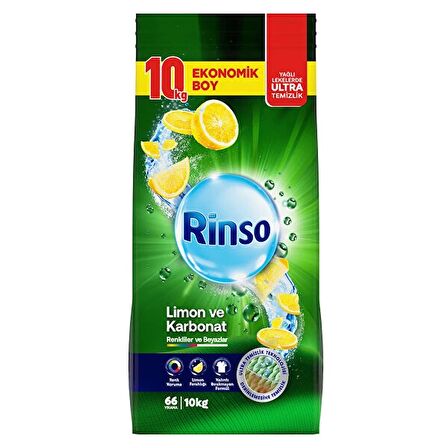 Rinso Limon ve Karbonat 10 kg Toz Deterjan