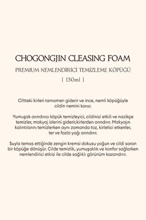 Kırışıklık Karşıtı Bitkisel Öz İçerikli Temizleme Köpüğü180ml MISA Cho Gong Jin Cleansing Foam