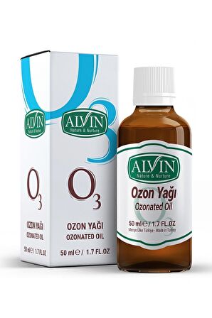 Ozon Yağı, Ozonlanmış Zeytinyağı, Soğuk Sıkım, %100 Saf Ve Doğal, 50 ml