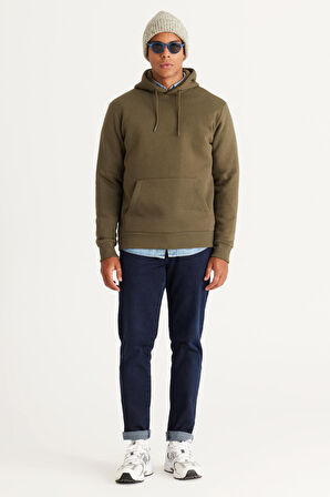 2'li Paket Standart Fit Normal Kesim Kapüşonlu Kanguru Cepli Sweatshirt