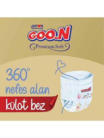 Goo.n Premium Soft 4 Numara Süper Yumuşak Külot Bebek Bezi Fırsat Paketi - 70 Adet