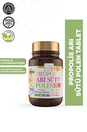 Bee'o Up Propolis Arı Sütü Polen Çocuk 60 Tablet