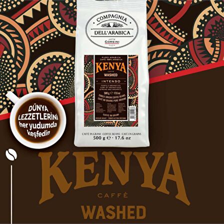 Caffe Corsini Kenya %100 Arabica Çekirdek Kahve 250GR