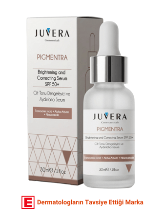 JUVERA  %3 Niasinamid Cilt Tonu Dengeleyici Ve Aydınlatıcı Serum 50 SPF+ 30 ml