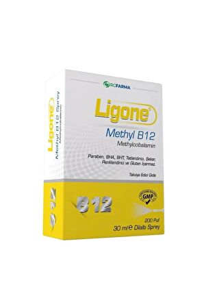 Ligone Methyl B12 Methylcobalamin Dilaltı Sprey 30 ml