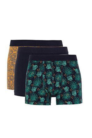 DeFacto Regular Fit 3'lü Boxer B8513AX24SMNV135