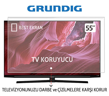 Grundig 55GO990A Tv Ekran Koruyucu - Grundig 55" inç 139 cm Oled Tv ekran Koruyucu 55 GO 990A