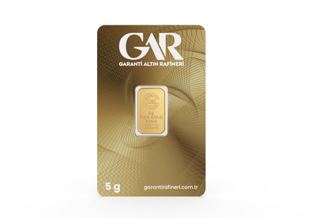GarantiGold 5 Gr Külçe Altın