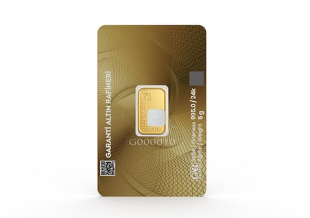 GarantiGold 5 Gr Külçe Altın