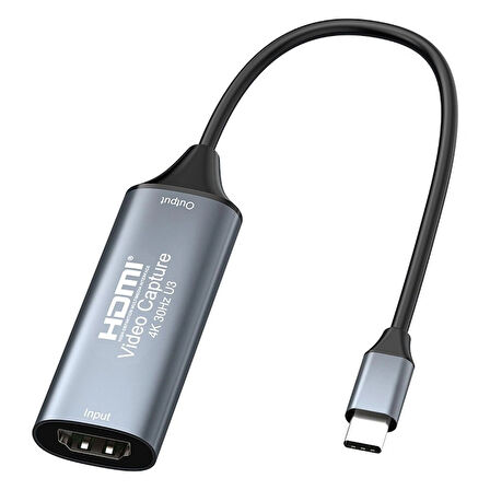 4K 1080P 30Hz HDMI Video Capture Card Type-C Görüntü Yakalama Kartı