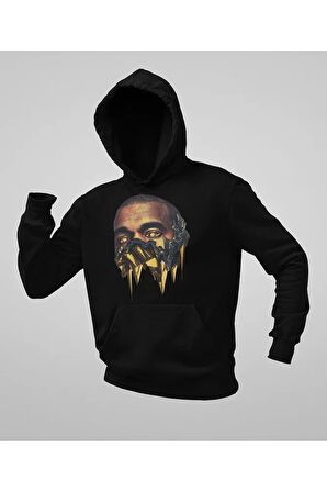 Tasarım Drake Rapper Baskılı Unisex Oversize Hoodie