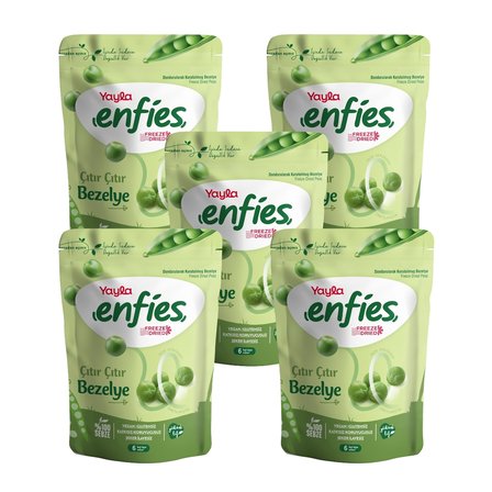 Yayla Enfies Freeze Dried Bezelye 45 g x5