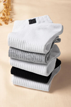 Modern Adımlar 5'li Patik Unisex Çorap