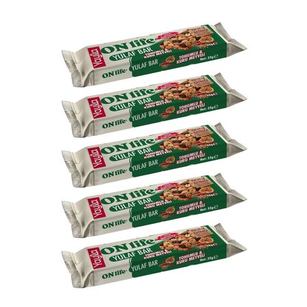 Yayla Onlife Tohumlu ve Kuru Meyveli Yulaf Bar 35 g x5
