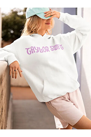 1989 Taylor Swift Baskılı Unisex Oversize Şarkıcı Hoodie