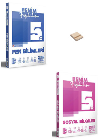 5. Sınıf Benim Fasiküllerim Fen Bilimleri ve Sosyal Bilgiler + Telefon Standı