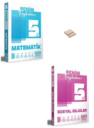 5. Sınıf Benim Fasiküllerim Matematik ve Sosyal Bilgiler + Telefon Standı