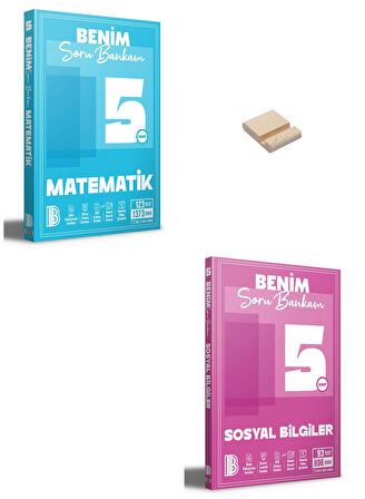 5. Sınıf Benim Soru Bankam Matematik ve Sosyal Bilgiler + Telefon Standı