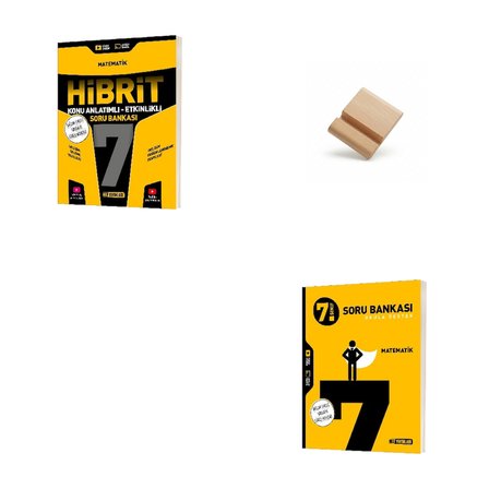Hız 7. Sınıf Bağlam Temelli Maarif Matematik Hibrit Konu ve Soru Kitabı + Telefon Standı