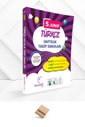 Karekök 5. Sınıf Türkçe Haftalık Takip Sınavları ve Telefon Standı